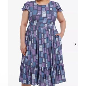Her Universe Disney Pixar Monsters, Inc. Doors Ruffle Dress Plus Size 4X
